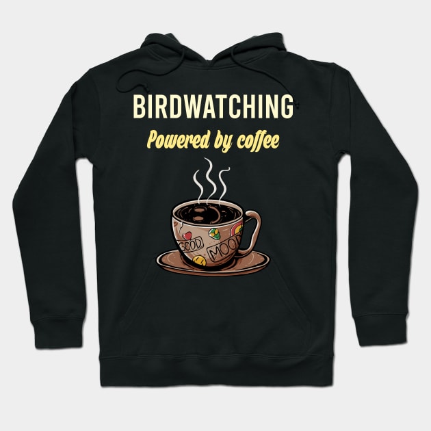 Birdwatching Fueled By Coffee - Birds Bird Watching Parrot Parrots Nature Birding Birdwatcher Birdwatchers Hoodie by blakelan128